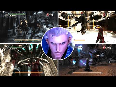 Devil May Cry 3 All Bosses No Damage (HD) (With Cutscenes)