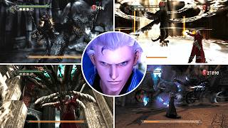 Devil May Cry 3 All Bosses No Damage (HD) (With Cutscenes)