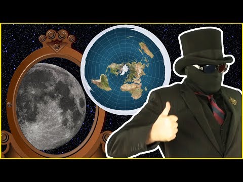 The moon is a ball of flat Earths in a spherical mirror. Also, reptoids.