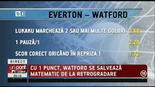 Everton – Watford » Fara complicatii, alegem pontul simplu!