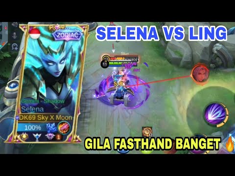 HOW TO COUNTER LING FAST HAND WITH SELENA SUPPORT  - MOBILE LEGENDS