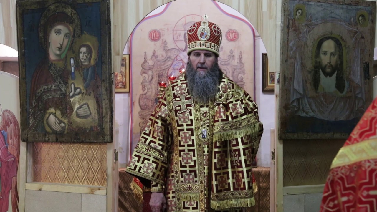 Литургия в день памяти Иова Многострадального. Проповедь митрополита Даниила