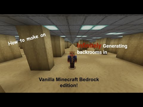 fastcargo - How to make the Backrooms in Minecraft Bedrock [Vanilla Tutorial]