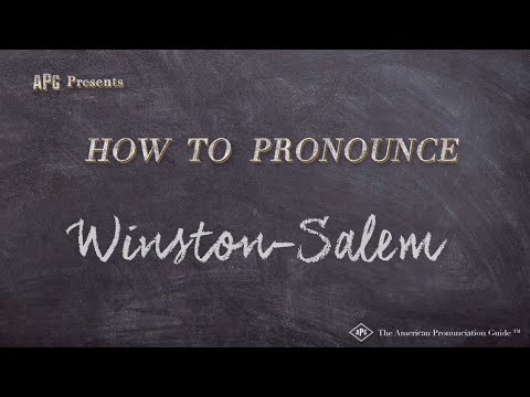 How to Pronounce Winston-Salem (Real Life Examples!)
