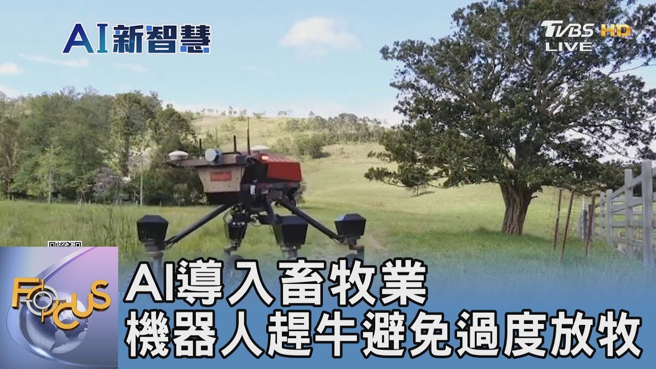 AI導入畜牧業 機器人趕牛避免過度放牧