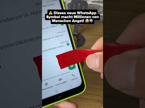Das neue WhatsApp-Symbol sorgt bei vielen Nutzern für Verunsicherung! #WhatsApp #MetaAI #Technologie