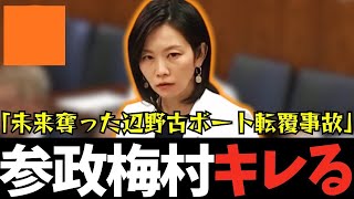 【参政党】若い未来を奪った転覆事故。原因究明にため証人喚問を求める！【神谷宗幣】#参政党 #神谷宗幣 #神谷 #消費税 #消費税減税 