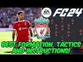 EA FC 24 - BEST LIVERPOOL Formation, Tactics and Instructions
