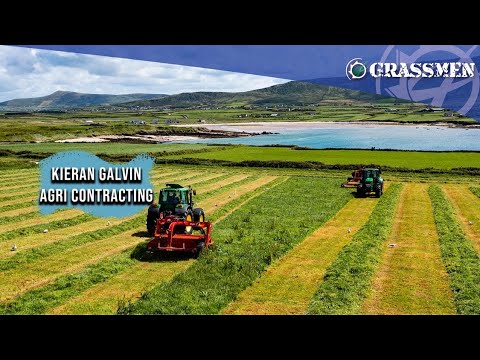 Bales By the Skellig Islands- Kieran Galvin Agri Contracting