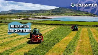 Bales By the Skellig Islands- Kieran Galvin Agri Contracting