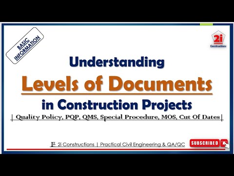 Understanding Levels of Documents in Construction Projects | PQP, QMS & Project Procedures