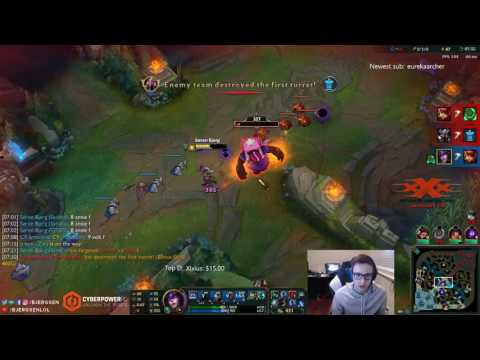 Bjergsen vs Lanfear - Ryze vs Annie Mid - League of Legends Patch 7.2