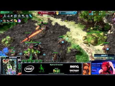 Bomber (T) vs Slivko (Z) G1 IEM GamesCom Day 3 Group C