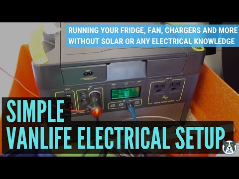 Simple Van Electrical System: Goal Zero Yeti running MaxxAir Fan and Dometic Fridge