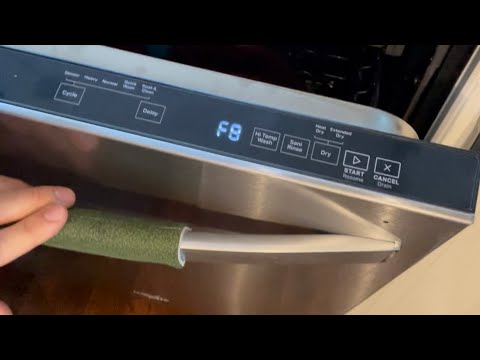 Whirlpool Dishwasher Code F8E4 - Drip Tray Leak