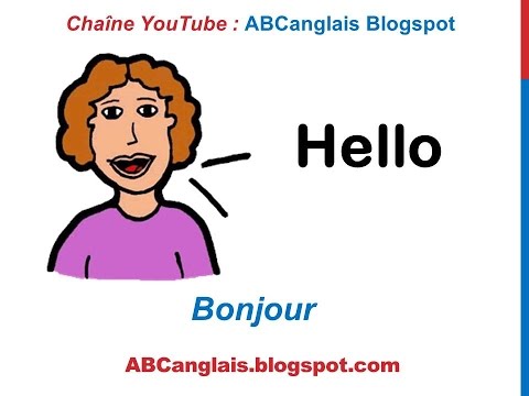 Cours d'anglais 3 - Salutations Formules de politesse en Anglais Expressions Saluer Dire bonjour