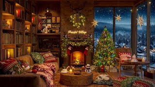 Christmas Fireplace Ambience 🔥🎄 Relaxing Christmas Music with a Warm Fireplace