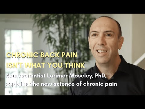 Chronic back pain isn’t what you think with Lorimer Moseley PhD