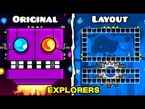 Explorers: Original VS Layout - Geometry Dash 2.2