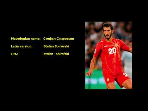 Aussprache vom Namen Stefan Spirovski