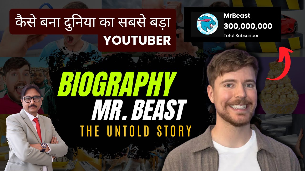 The Inspiring Story of Mr. Beast: How He Became YouTube’s Biggest Star #mrbeast #mrbeasthindi