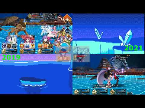 F/GO x Fate/EXTRA CCC - Side by Side Versioning 17: Melt & Lip / BB's vs Nitocris & Scheherezade