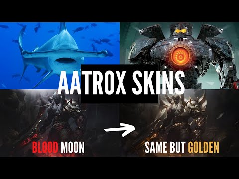 AATROX SKINS Full Discussion on Blood Moon, Justicar, Mecha, Sea Hunter, Odyssey, Victorious