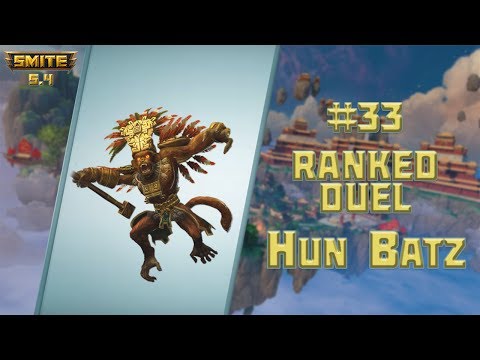 Batalla de earlys | Hun Batz vs Camazotz | Road to Master #33 | Ranked Duel | Smite