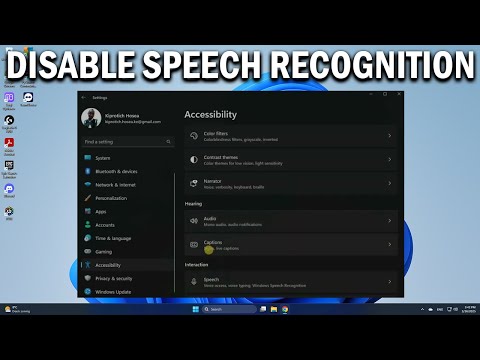 How To Turn Off or Disable Speech Recognition in Windows 11 - Easy Fix
