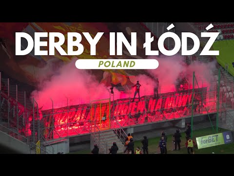 Derby in Lodz: LKS vs Widzew. Fans, Fights and Pyro in Poland 2024