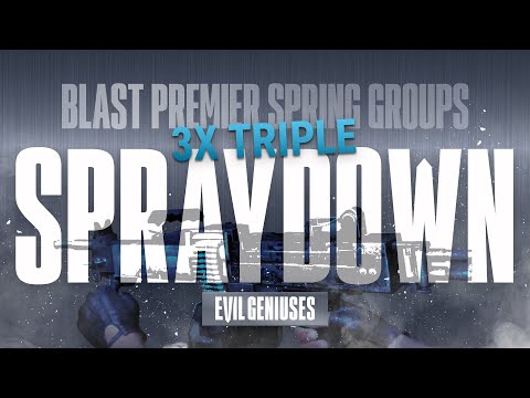 Triple Spraydown | Blast Premier Spring Groups Highlights | EG CS:GO