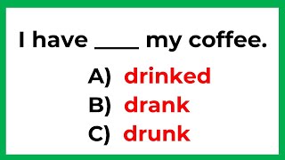 Mixed Grammar Quiz | If you Can Get 12 out of 25, Your Brain is Amazing
