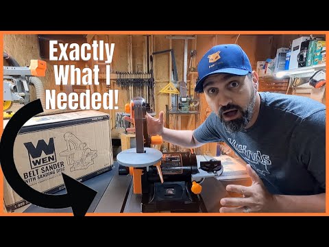 WEN 6515T 1in x 30in Belt Sander Review! EXACTY What I needed!