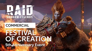 RAID: Shadow Legends | 5th Anniversary Event | Festival of Creation (Official Commercial)