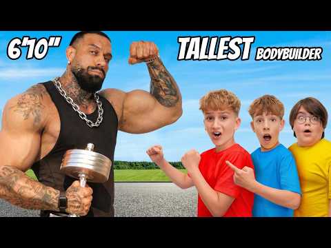 24 Hours with the World's Tallest Bodybuilder!