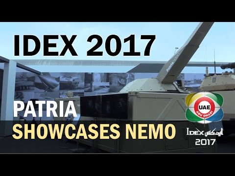 Patria Showcases Nemo at IDEX 2017