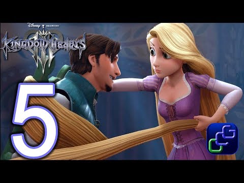 KINGDOM HEARTS 3 PS4 Walkthrough Proud Mode - Part 5 - Kingdom of Corona - The Forest