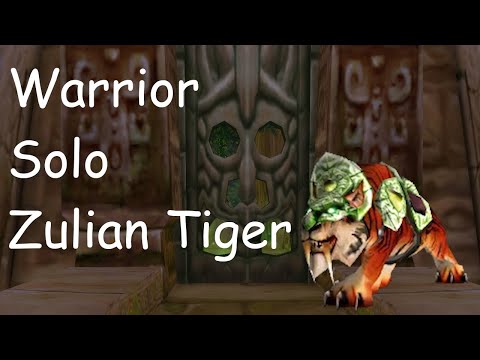 ZG Tiger Boss 70 Warrior Solo TBC Classic Feb 2022