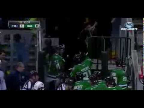 Rich Peverley Collapses on Bench During Game (Stars vs Blue Jackets)