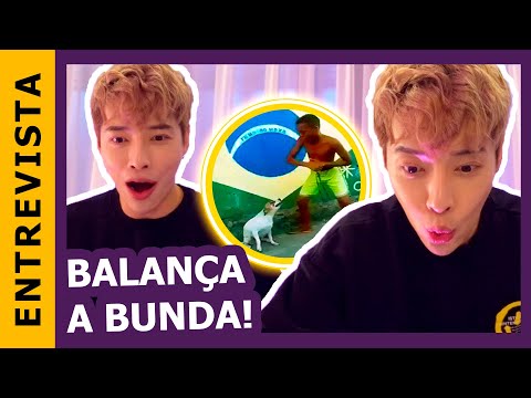 CANTOR COREANO REBOLA E REAGE A MEMES DE FUNK BRASILEIRO feat. AOORA