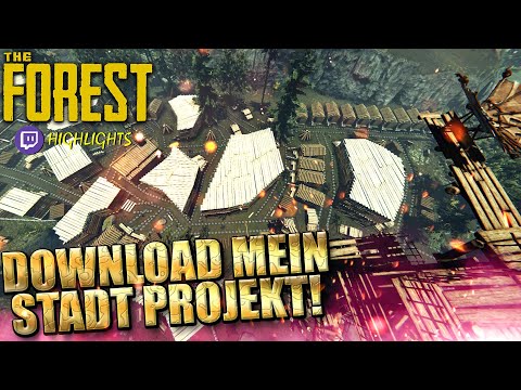 DIE STADT IST FERTIG!!! - The Forest (Twitch Highlights #10)