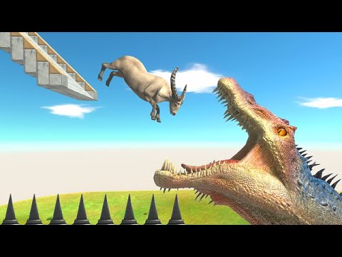 Can Spinosaurus Catch Falling Animals - Animal Revolt Battle Simulator