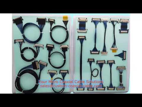 lvds coaxial cable type 8-23-0118 42 awg micro coax cable 10 million flex cycles Ground Support Tact