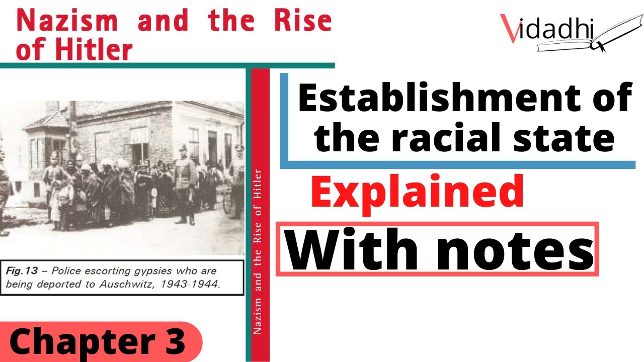 Establishment of the racial state | nazism and the rise of hitler | class 9