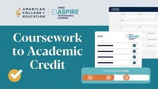3 Easy Steps to Academic Credit with ACE