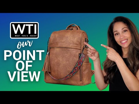 FADEON Leather Backpack Purses - WTI product video review