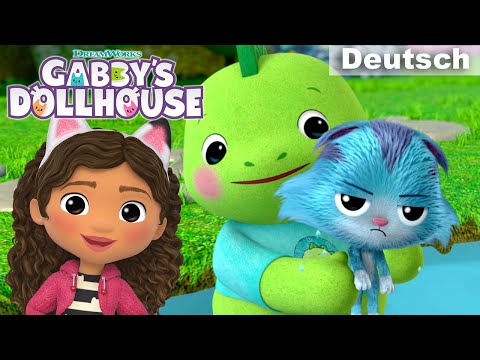 Die Gabby Katzen pflanzen einen Dinosaurier | GABBY'S DOLLHOUSE | Netflix