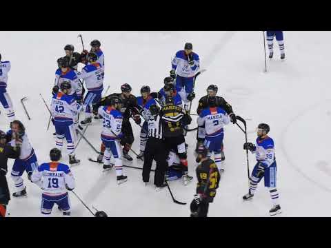 Bójka w meczu Marma Ciarko STS Sanok - GKS Tychy