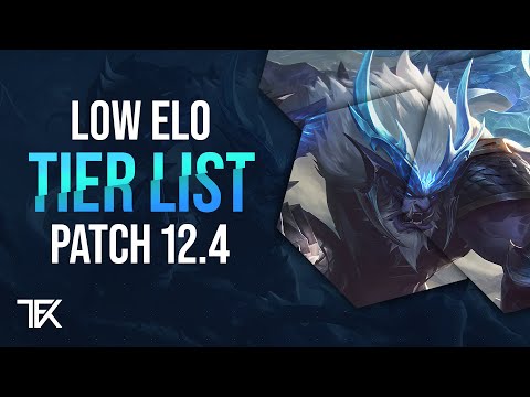 Low Elo Tier List | Patch 12.4 | german | TFK