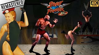 Street Fighter: The Movie Cammy Longplay (Arcade) [4K/Remastered/60FPS/Frame Interpolation]